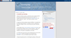 Desktop Screenshot of kunming-blog.blogspot.com