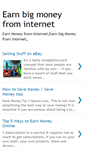 Mobile Screenshot of earnbigmoneyfrominternet.blogspot.com