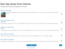 Tablet Screenshot of earnbigmoneyfrominternet.blogspot.com