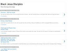 Tablet Screenshot of blackjesusdisciples.blogspot.com