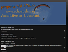 Tablet Screenshot of hechovuelo.blogspot.com