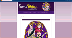 Desktop Screenshot of emmameltonillustration.blogspot.com