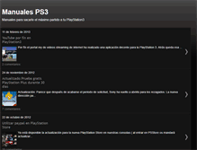 Tablet Screenshot of manuales-ps3.blogspot.com