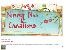 Tablet Screenshot of ninnynoocreations.blogspot.com