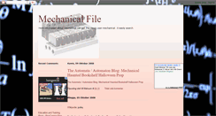 Desktop Screenshot of mechanicalfile.blogspot.com