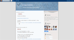 Desktop Screenshot of acasainvisivel.blogspot.com