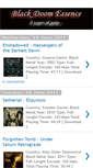 Mobile Screenshot of blackdoomessence.blogspot.com