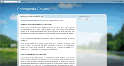 Desktop Screenshot of enciclopediaeducatio.blogspot.com