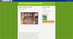 Desktop Screenshot of jovemaprendizruraldebatatais.blogspot.com