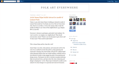 Desktop Screenshot of folkarteverywhere.blogspot.com