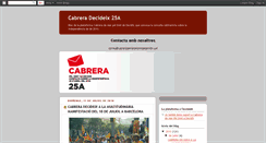 Desktop Screenshot of cabreradecideix.blogspot.com