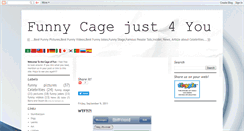 Desktop Screenshot of funnycage.blogspot.com