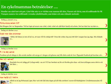Tablet Screenshot of cykelmamma.blogspot.com
