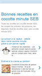 Mobile Screenshot of cocotte-minute-seb.blogspot.com