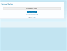 Tablet Screenshot of curcubitator.blogspot.com