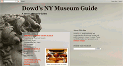 Desktop Screenshot of dowdnymuseumguide.blogspot.com