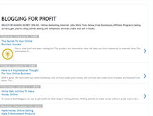 Tablet Screenshot of bloggingforprofit.blogspot.com