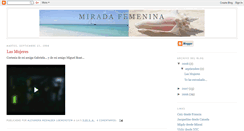 Desktop Screenshot of miradafemenina.blogspot.com