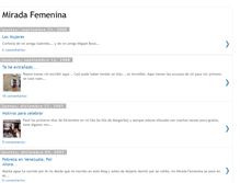 Tablet Screenshot of miradafemenina.blogspot.com