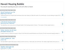 Tablet Screenshot of hawaiihousingbubble.blogspot.com