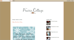 Desktop Screenshot of prairiecottagerose.blogspot.com