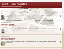 Tablet Screenshot of hildrethancestorhunt.blogspot.com