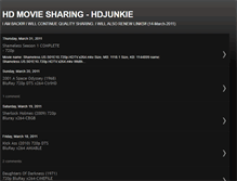 Tablet Screenshot of hdjunkie.blogspot.com