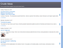 Tablet Screenshot of crudeideas.blogspot.com