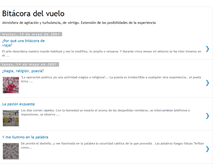 Tablet Screenshot of bitacoradelvuelo.blogspot.com