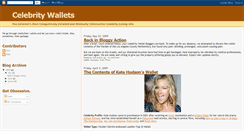 Desktop Screenshot of celebritywallets.blogspot.com