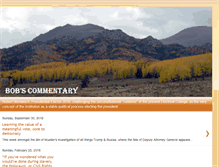 Tablet Screenshot of bobsdailycomments.blogspot.com