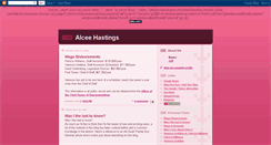 Desktop Screenshot of alceehastings.blogspot.com