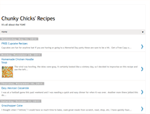 Tablet Screenshot of chunkychicksrecipes.blogspot.com