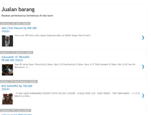 Tablet Screenshot of jualan-barang.blogspot.com