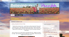 Desktop Screenshot of believingitspossible.blogspot.com