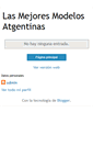 Mobile Screenshot of lasmejoresmodelosargentinas.blogspot.com