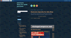 Desktop Screenshot of electronicitemsforsp.blogspot.com