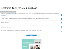 Tablet Screenshot of electronicitemsforsp.blogspot.com