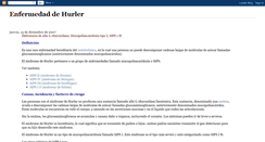 Desktop Screenshot of enfermedadhurler.blogspot.com