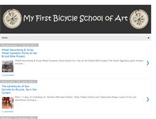 Tablet Screenshot of bicycleartschool.blogspot.com