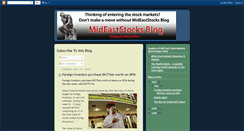 Desktop Screenshot of mideaststocks.blogspot.com