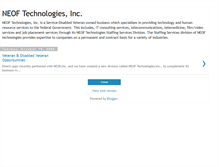 Tablet Screenshot of neoftech.blogspot.com