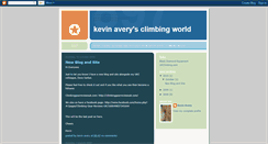 Desktop Screenshot of kevinaveryclimbingworld.blogspot.com