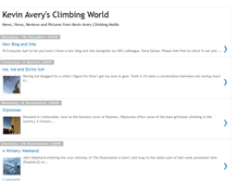 Tablet Screenshot of kevinaveryclimbingworld.blogspot.com