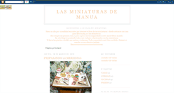 Desktop Screenshot of lasminiaturasdemanua.blogspot.com