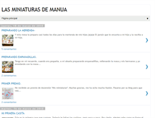 Tablet Screenshot of lasminiaturasdemanua.blogspot.com