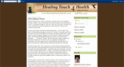 Desktop Screenshot of healingtouch4health.blogspot.com