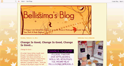 Desktop Screenshot of bellissimasblog.blogspot.com