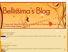 Tablet Screenshot of bellissimasblog.blogspot.com