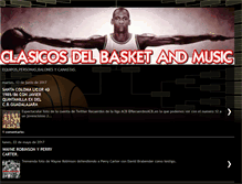 Tablet Screenshot of clasicosdelbasketmusic.blogspot.com